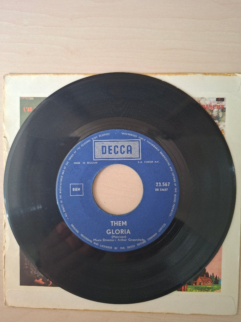 Them - Gloria, Cd's en Dvd's, Vinyl Singles, Gebruikt, 7 inch, Single, Ophalen of Verzenden
