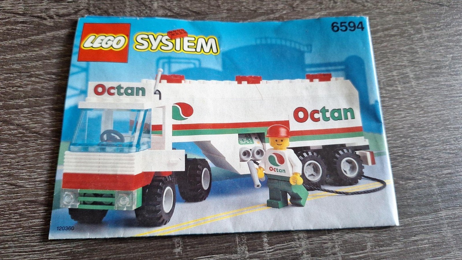 Vintage Lego 6594 Octan Gas Transit Vrachtwagen, Kinderen en Baby's, Speelgoed | Duplo en Lego, Ophalen of Verzenden