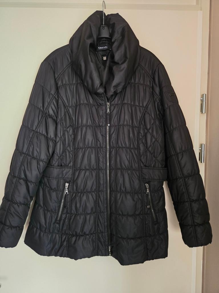 Taifun Zwarte Gewatteerde Jas - Maat 46, Kleding | Dames, Jassen | Winter, Zwart, Maat 46/48 (XL) of groter, Ophalen of Verzenden