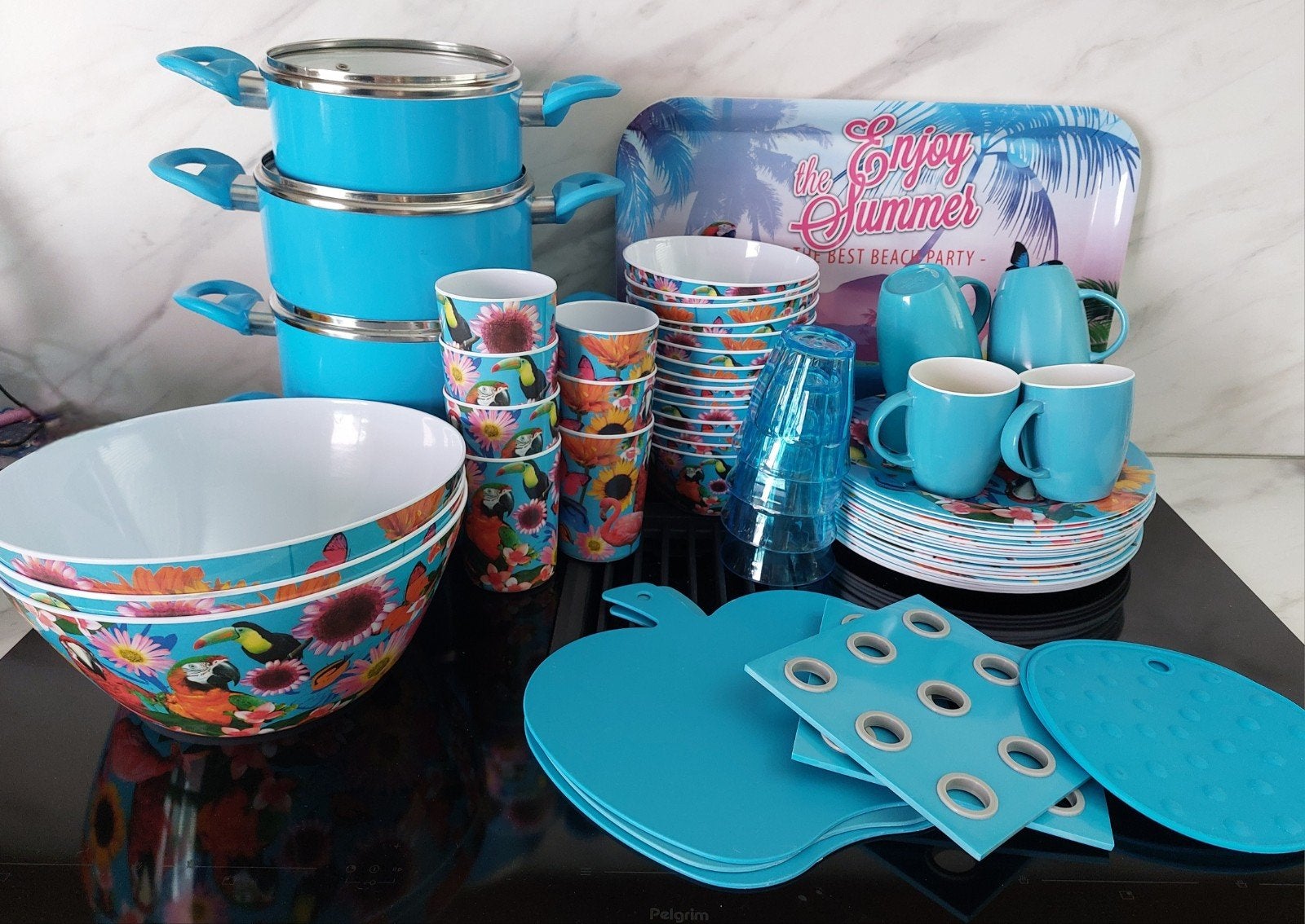 camping servies en benodigdheden, Ophalen, Zo goed als nieuw