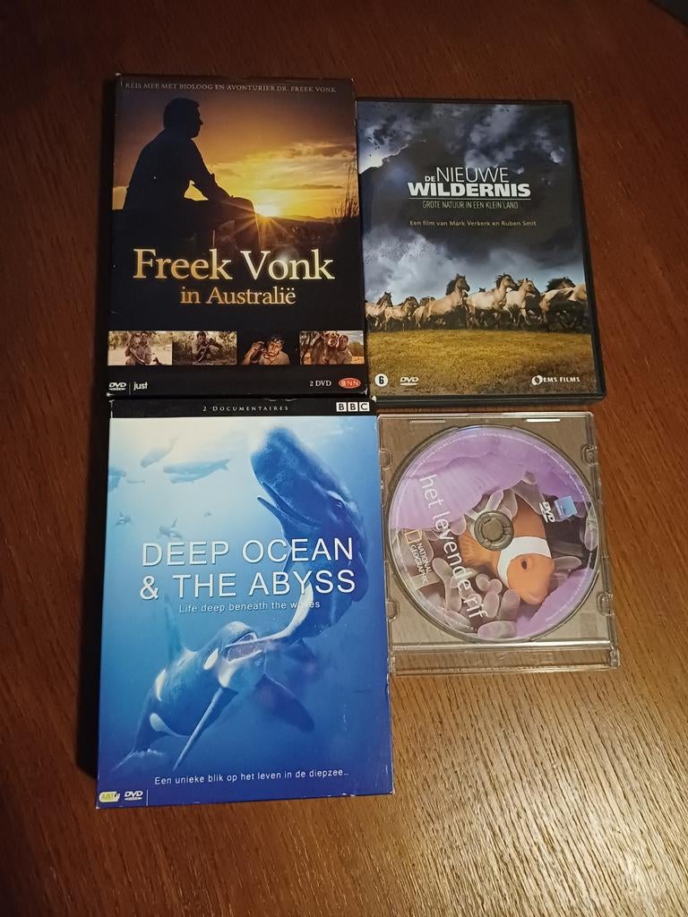 DVD Box Freek Vonk, dvd Nieuwe Wildernis en oceanen, Alle leeftijden, Ophalen of Verzenden, Gebruikt, Natuur