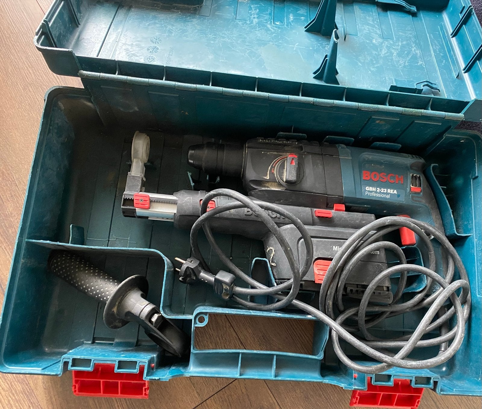 Bosch GBH 2-23 REA Professional Boorhamer, Boor- en/of Breekhamer, Ophalen of Verzenden, Klopboormechanisme, Gebruikt