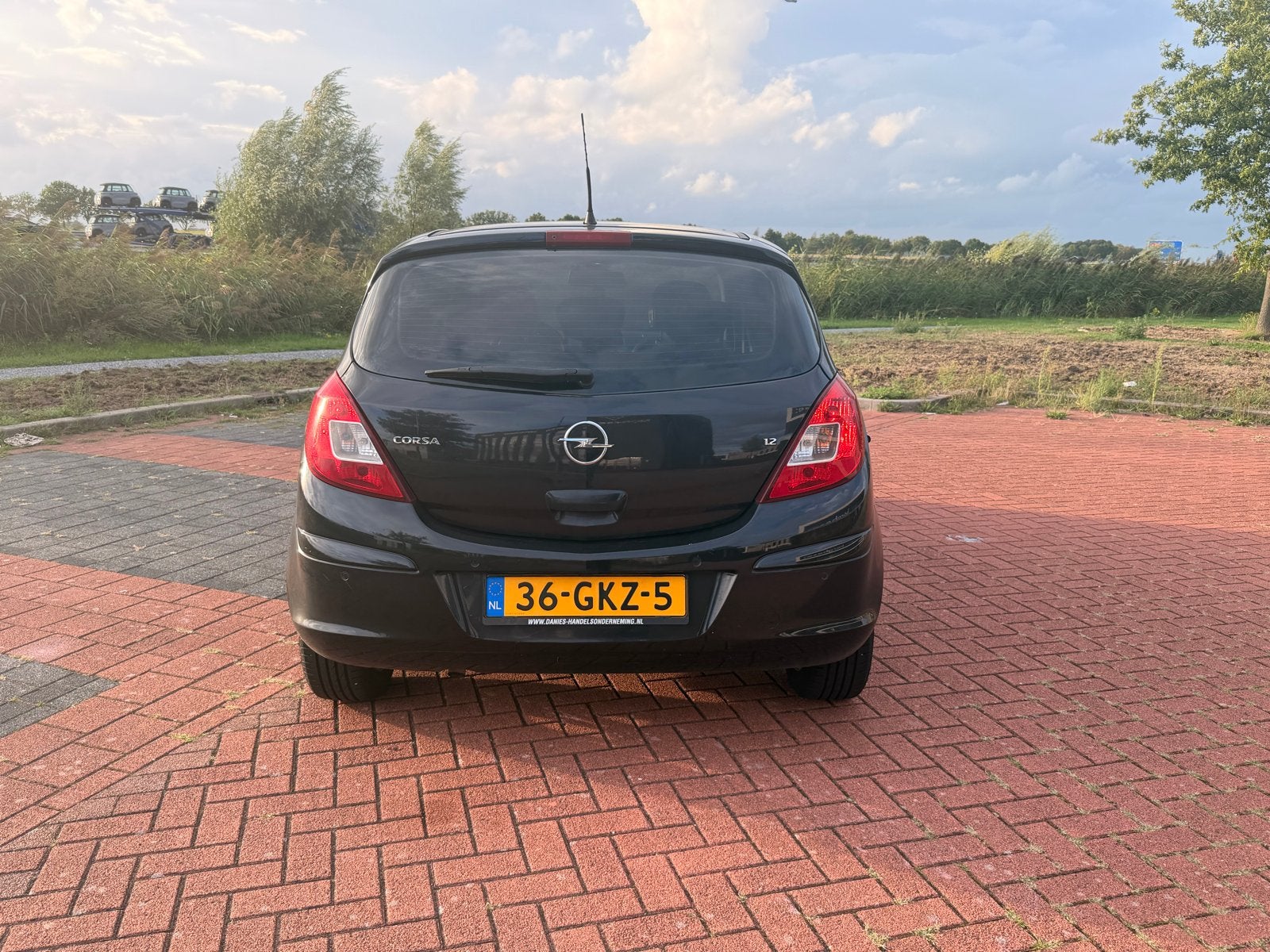 Opel Corsa 1.2 16V 5D 2008 Zwart, Auto's, Opel, Voorwielaandrijving, 4 cilinders, 1229 cc, Origineel Nederlands