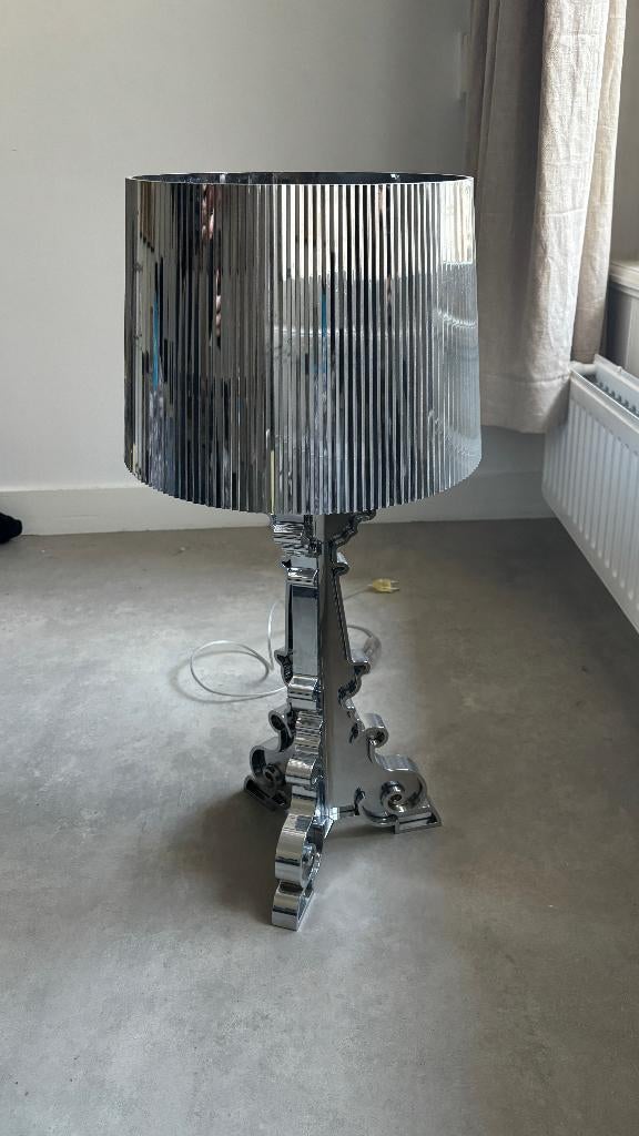 Kartell Bourgie Lamp | Silver Edition, Ophalen, Gebruikt, Metaal, Minder dan 100 cm