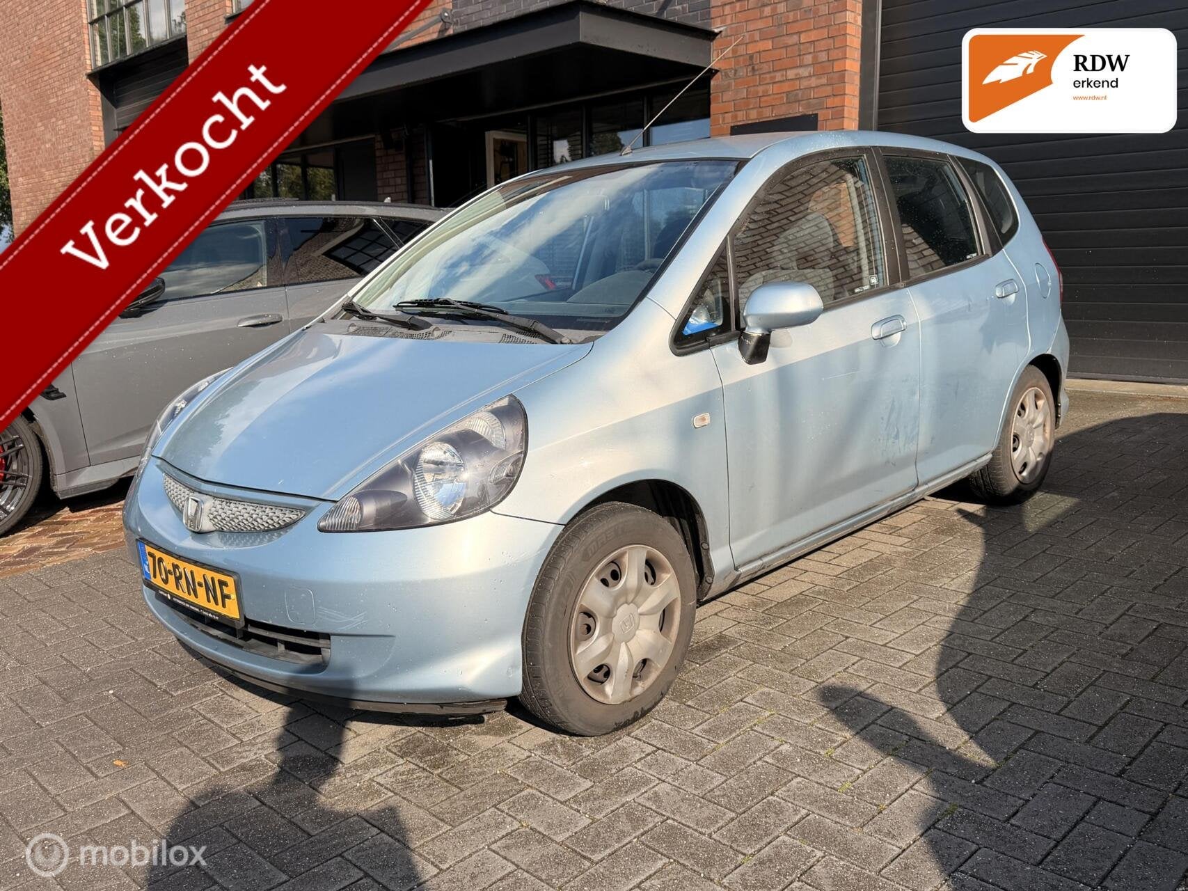 Honda Jazz 1.2 Cool APK-8/2027 AIRCO TREKHAAK, Auto's, Voorwielaandrijving, Zwart, 4 cilinders, Blauw