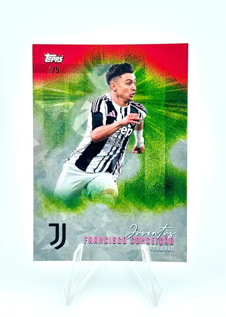 Francisco Conceição Topps 1/5 SSP first print Juventus, Ophalen of Verzenden, Nieuw, Plaatje