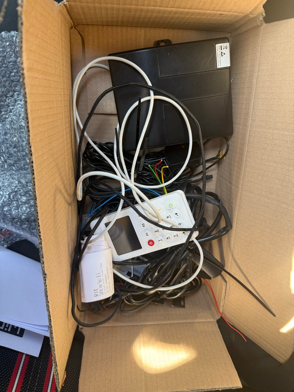 Cabman Boordcomputer MDT systeem compleet met printer, Ophalen of Verzenden, Gebruikt