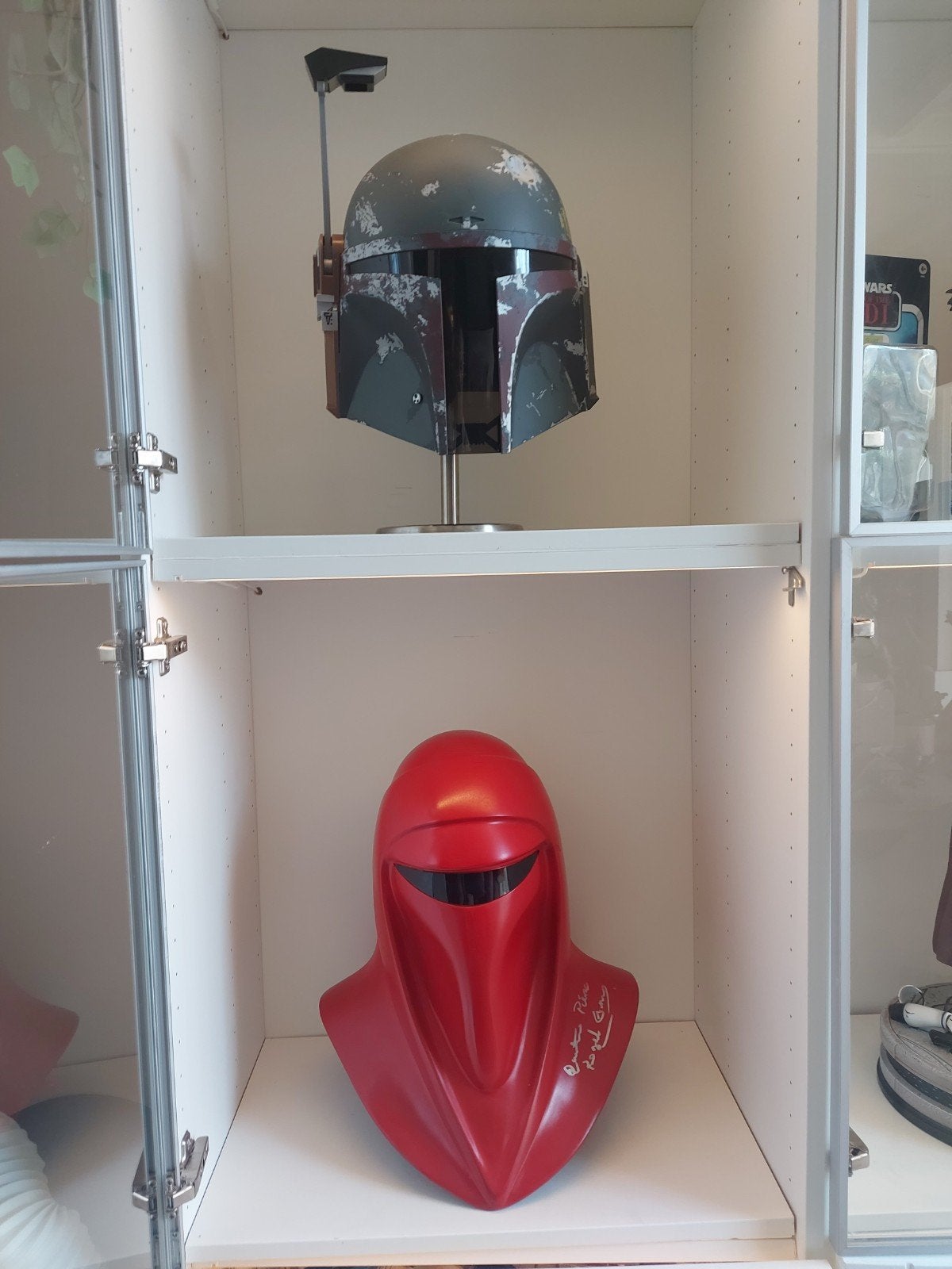 star wars helmets boba fett & royal guard, Ophalen of Verzenden, Zo goed als nieuw, Actiefiguurtje