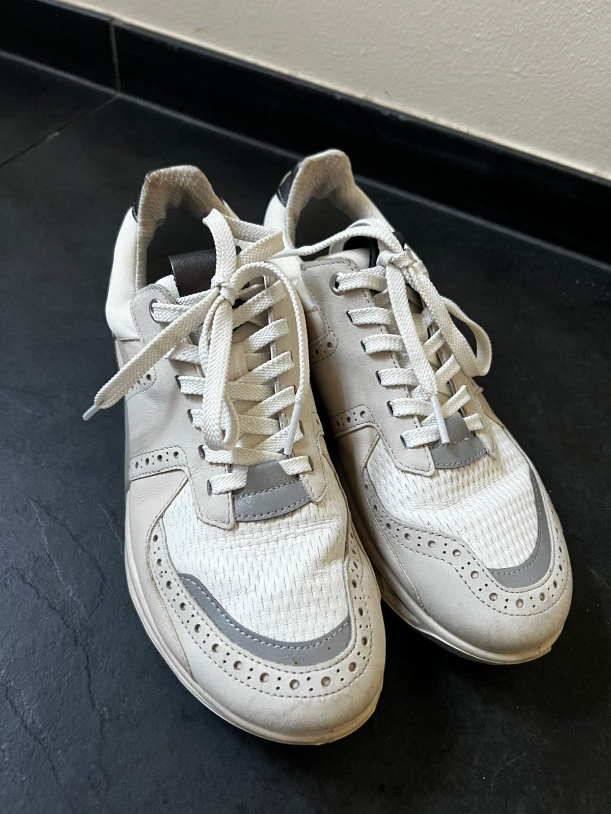 Dames off white Ecco golfschoenen maat 39, Sport en Fitness, Golf, Ophalen of Verzenden, Zo goed als nieuw, Schoenen