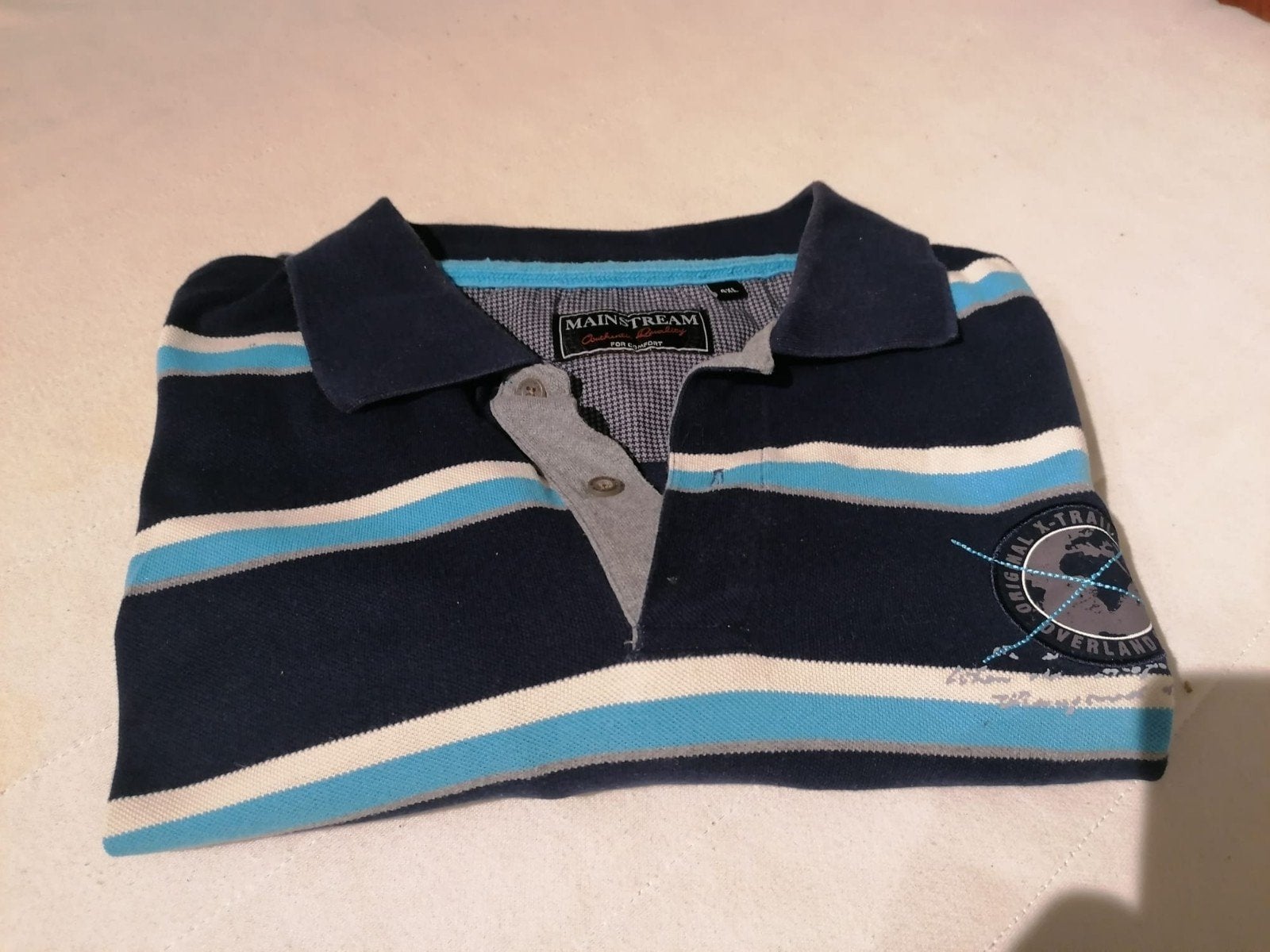 Mainstream Polo Shirt - Maat 4XL, Kleding | Heren, Blauw, Overige maten, Gedragen, Mainstream