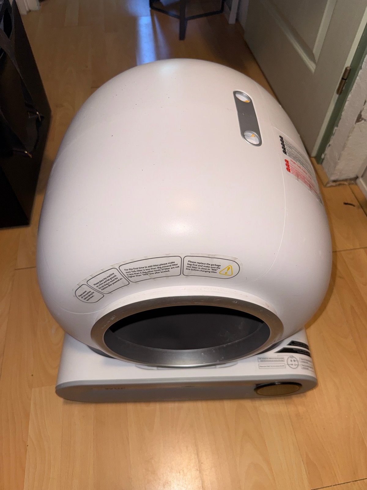 Elektrisch kattenbak WOP zelfreinigend, Ophalen, Zelfreinigend, Gebruikt, Gesloten