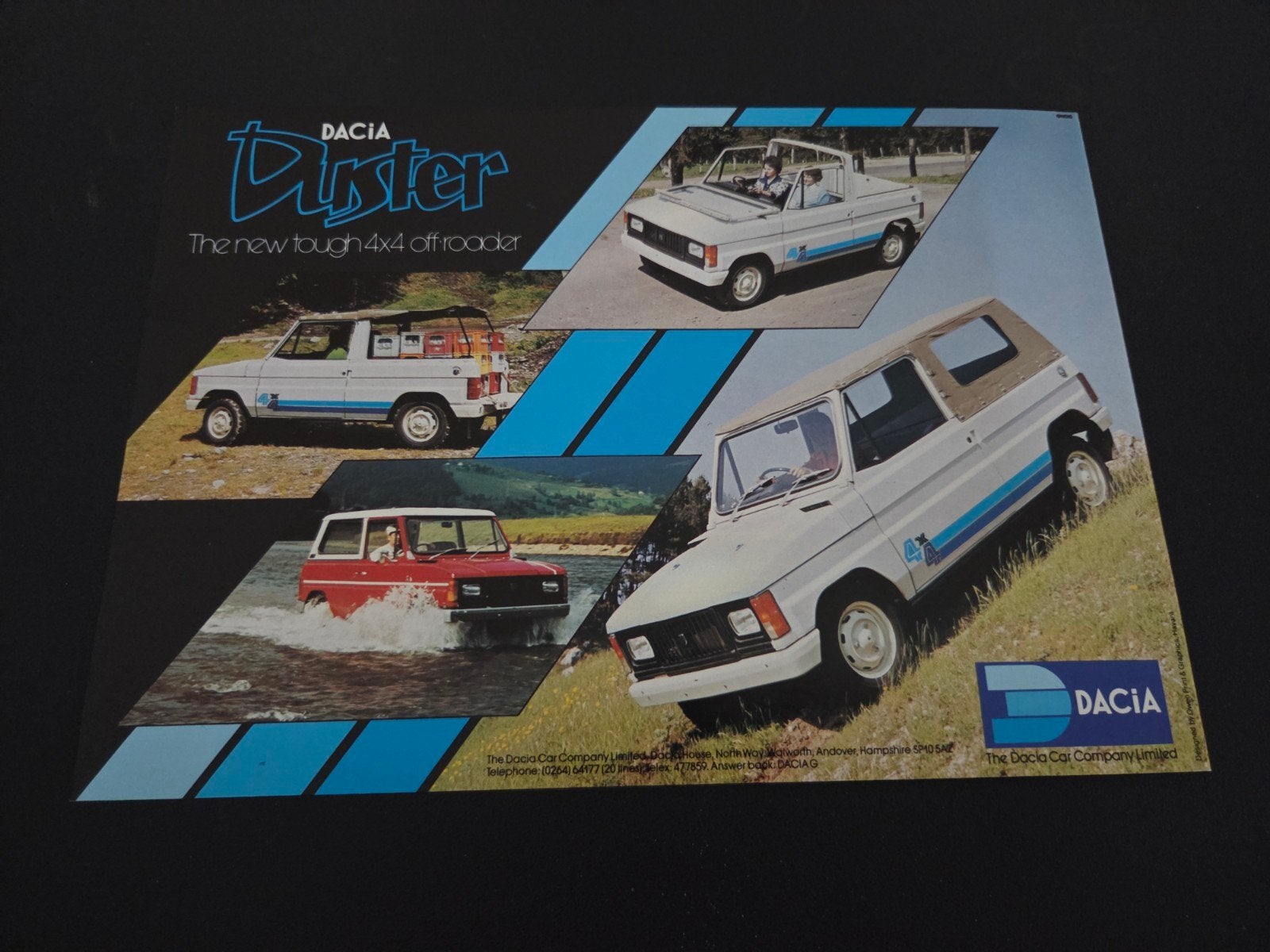 Brochure Dacia Duster jaren 80, Ophalen of Verzenden, Zo goed als nieuw, Overige merken