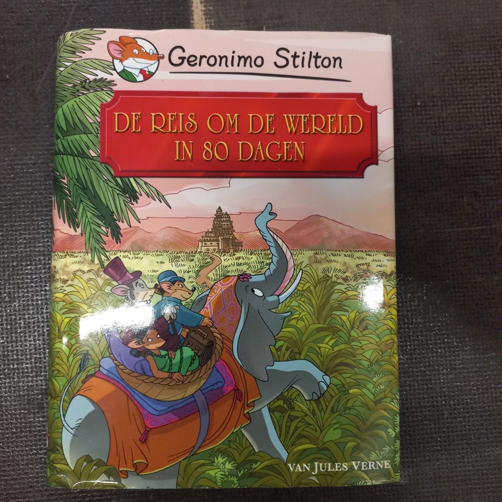Geronimo Stilton - De Reis om de Wereld in 80 Dagen, Ophalen, Zo goed als nieuw, Geronimo Stilton, Fictie