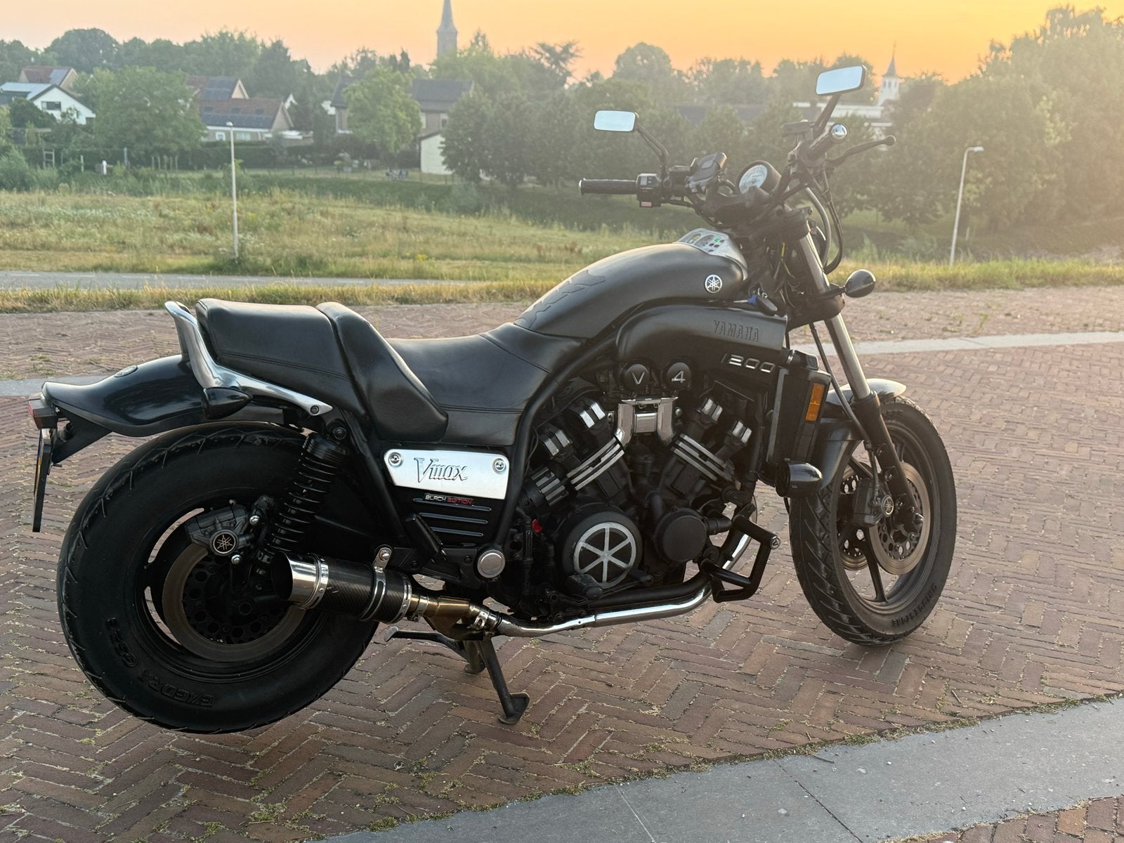 Yamaha VMax 1200 – bouwjaar 1986 – Black Edition, Sportuitlaat, Motorrijbewijs A, Gebruikt, Particulier