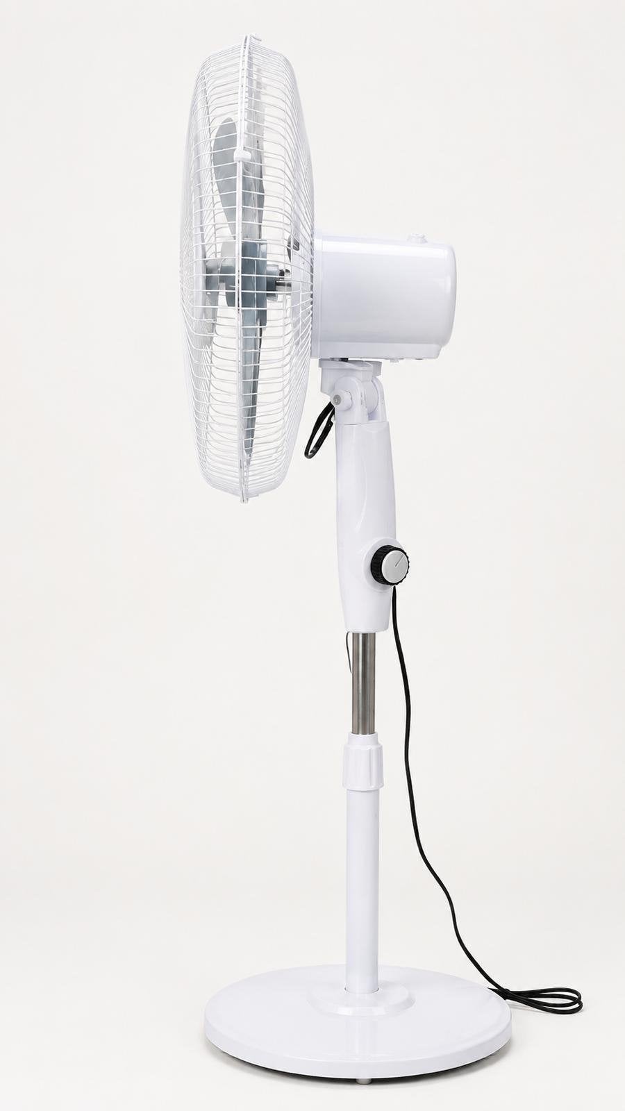 Stille Staande Ventilator 40cm, 45W met 5 Bladen, Witgoed en Apparatuur, Ventilatoren, Ophalen of Verzenden, Zo goed als nieuw