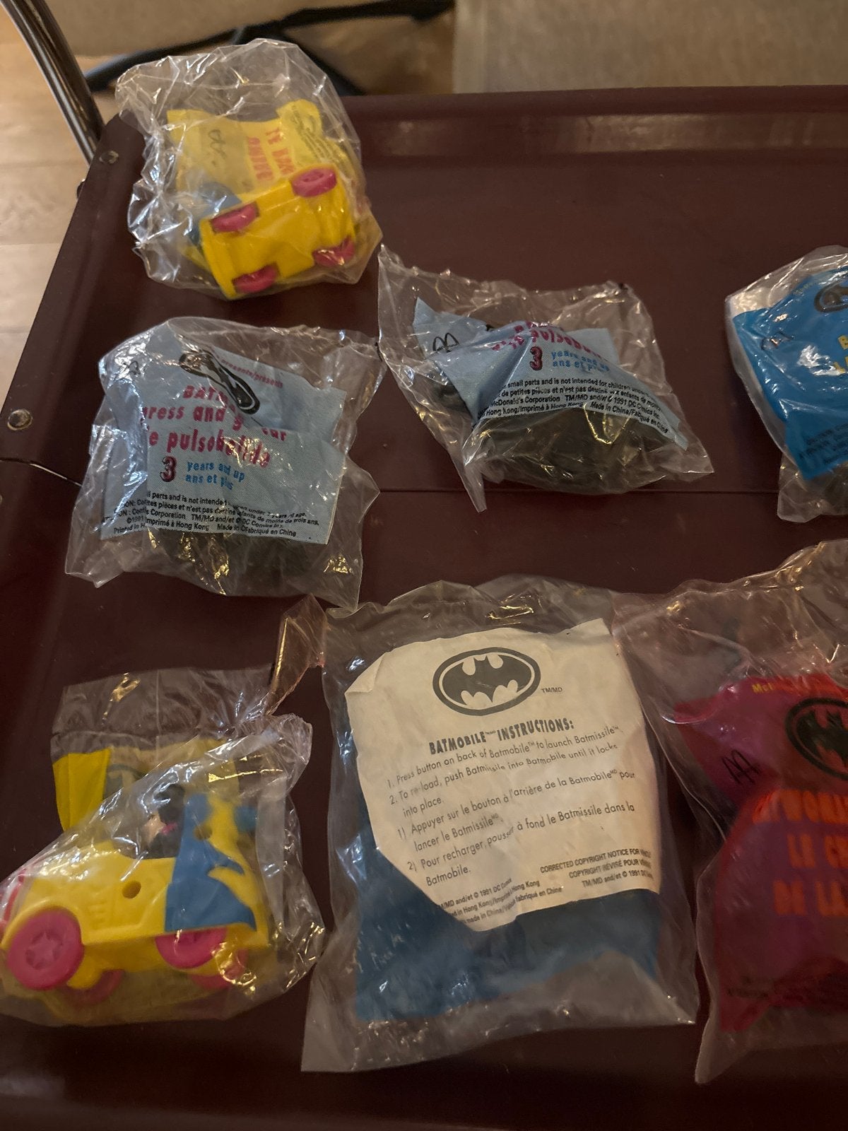Vintage McDonald's Batman Happy Meal Speelgoed Collectie, Ophalen of Verzenden, Nieuw
