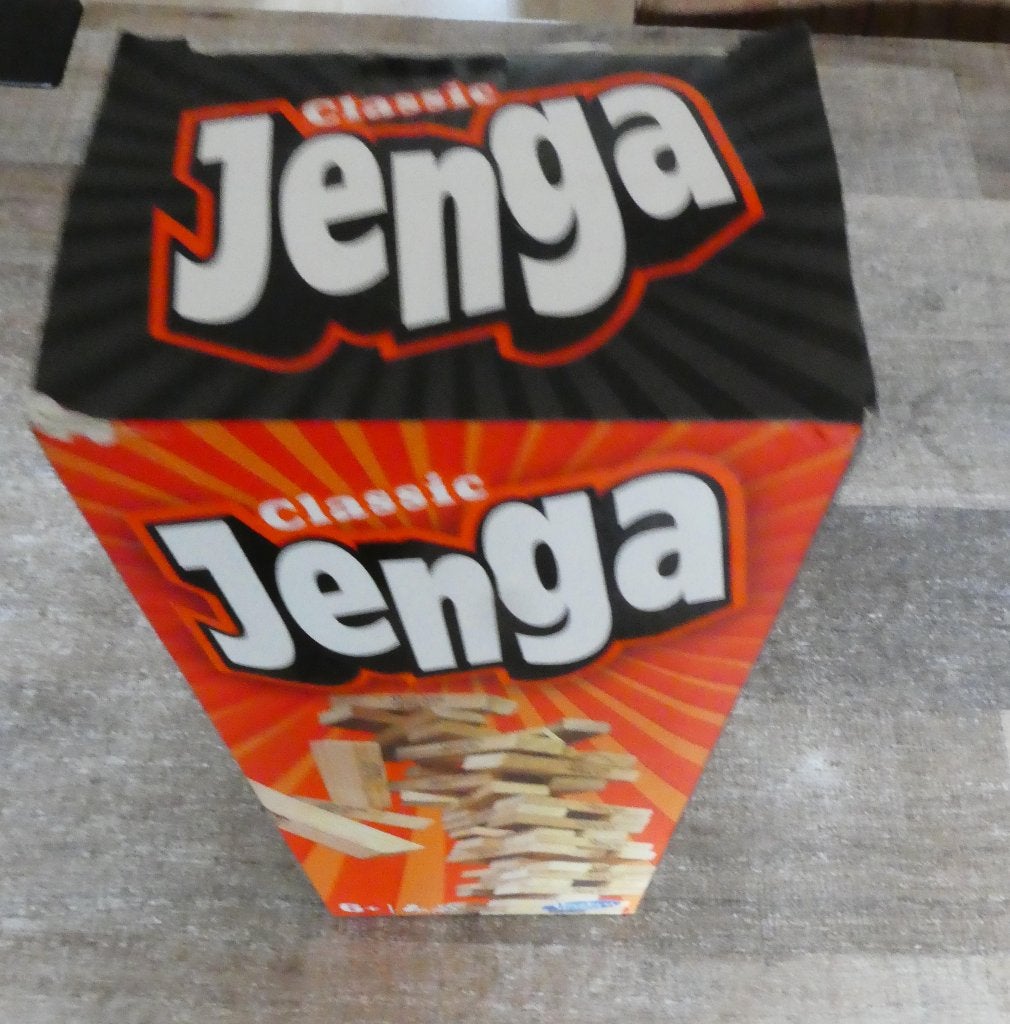 Jenga Classic Habro vanaf 6 jaar., Hobby en Vrije tijd, Een of twee spelers, Ophalen of Verzenden, Zo goed als nieuw, Hasbro