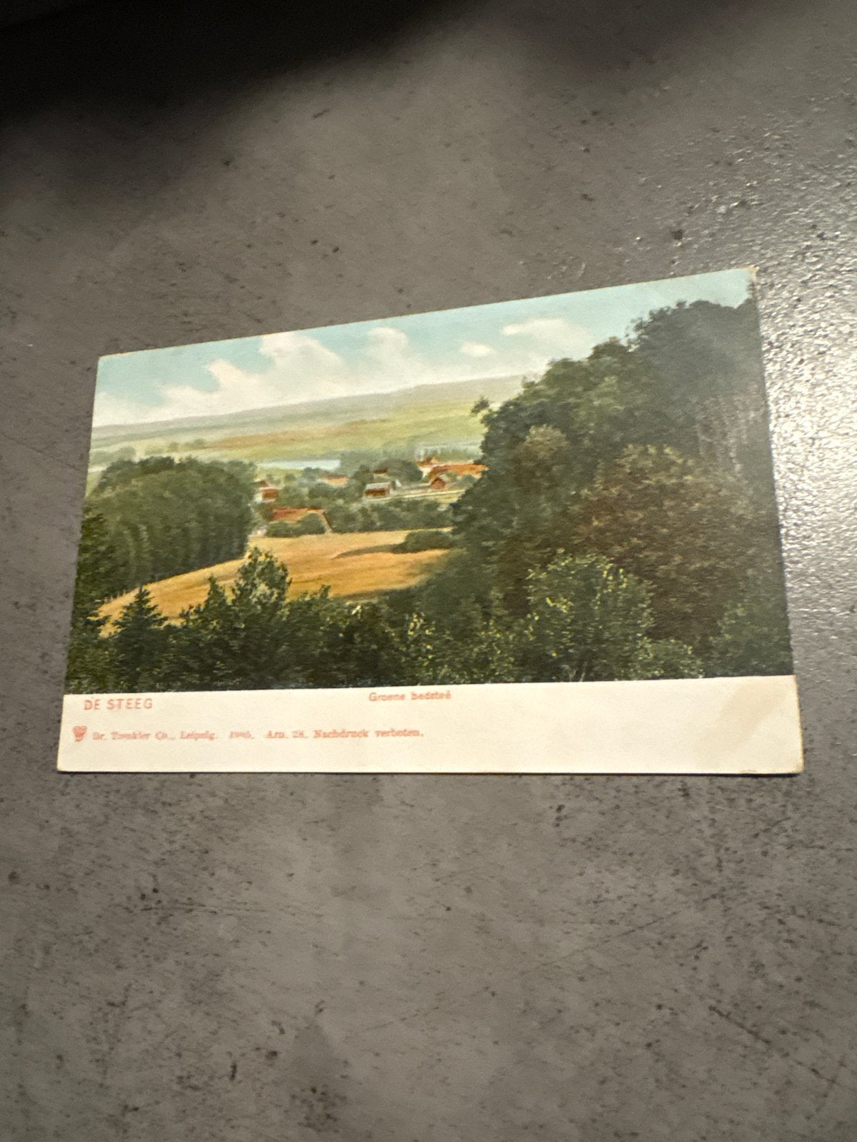 De Steeg' - Groene bedstee, Ophalen of Verzenden, Voor 1920, Ongelopen, Gelderland
