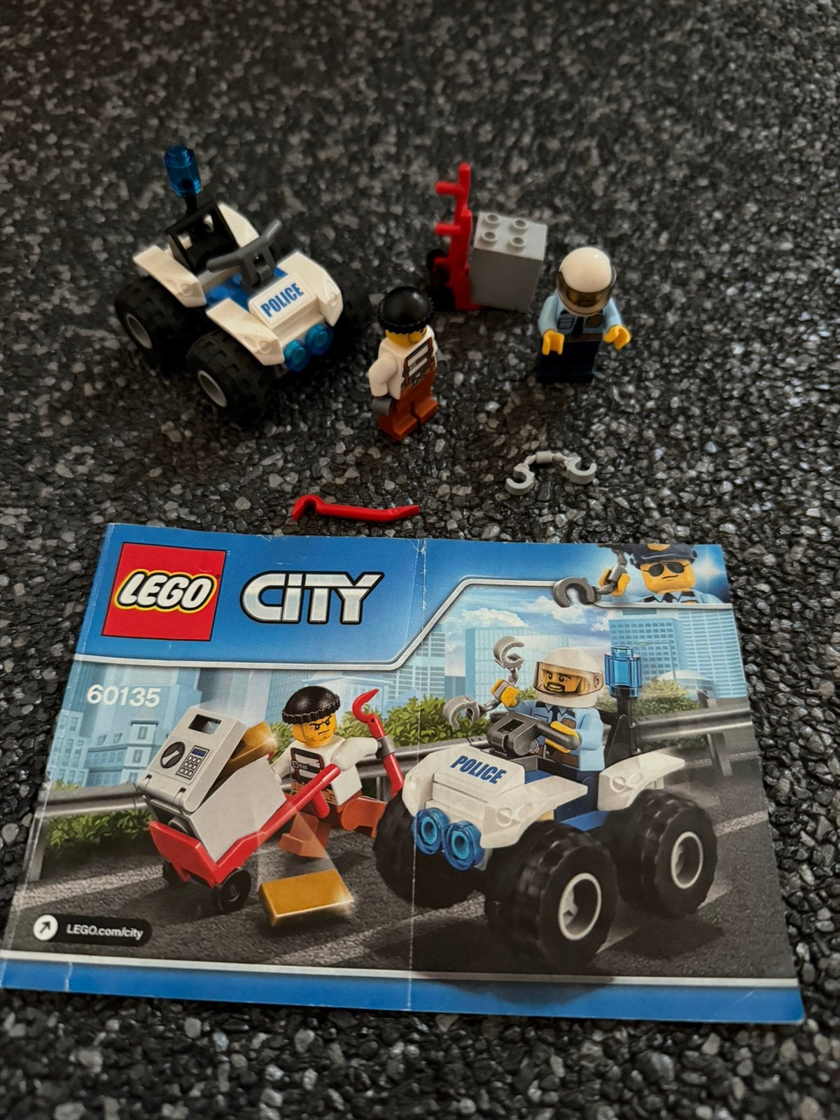 Lego city ATV arrestatie 60135, City, Lego, Ophalen of Verzenden, Zo goed als nieuw