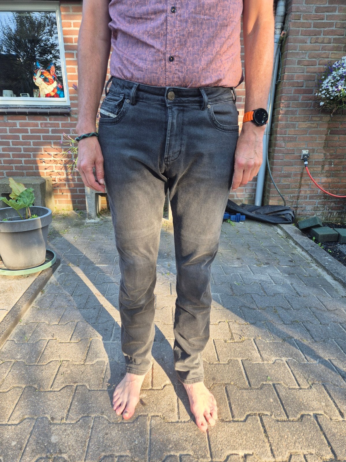 John Doe AAA Taylor mono 32/36 motor jeans, Motoren, Kleding | Motorkleding, Ophalen of Verzenden, Tweedehands, Broek | textiel