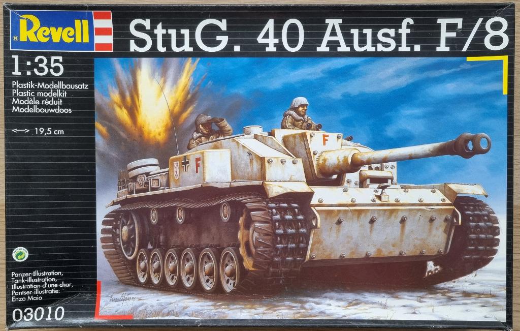 Revell 1:35 03010 WWII German Stug. 40 Ausf.F/8 Winterketten, Tank, Nieuw, Ophalen of Verzenden, 1:32 tot 1:50