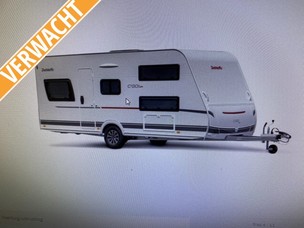 Dethleffs C'Go UP 525 KR Active model 2027, Caravans en Kamperen, Standaardzit, Bedrijf, Meer dan 6, Dwarsbed