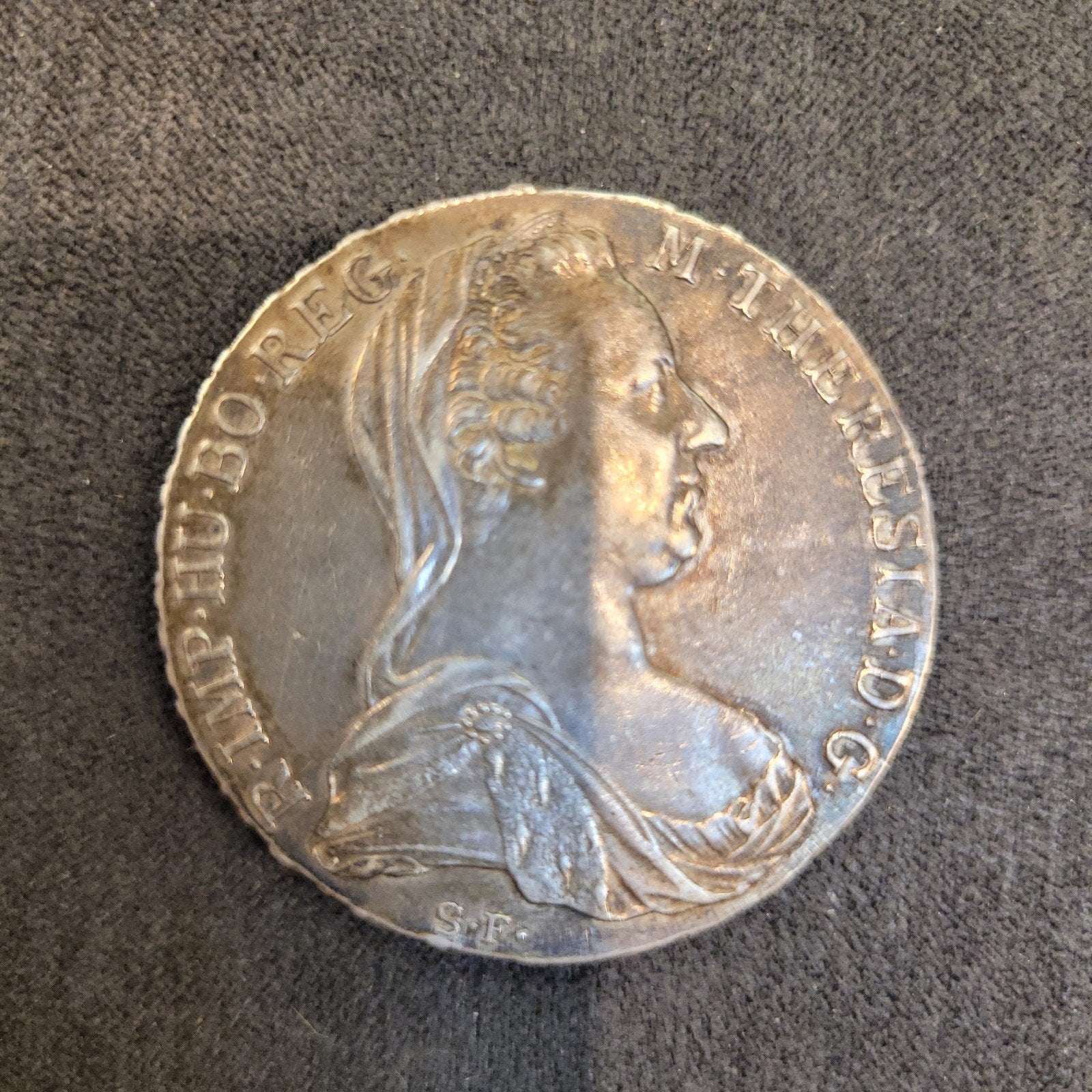 Maria Theresia Thaler 1870 Zilveren Munt 28.0 gram, Postzegels en Munten, Munten | Europa | Niet-Euromunten, Ophalen, Oostenrijk