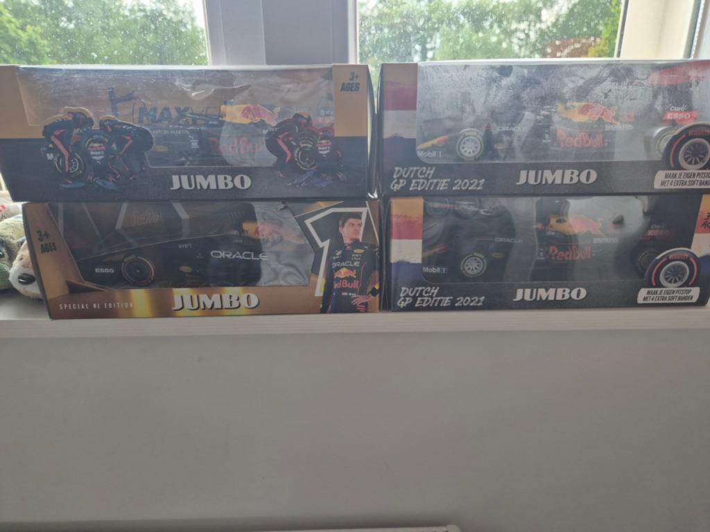 Max Verstappen Red Bull Racing F1 Modelauto's Jumbo Editie, Ophalen of Verzenden, Nieuw, Auto, Overige merken