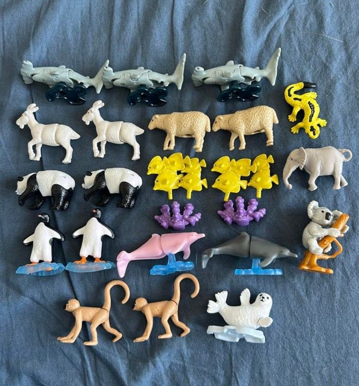 Natoons dieren kinder surprise, Ophalen of Verzenden, Zo goed als nieuw, Paard, Beeldje of Figuurtje