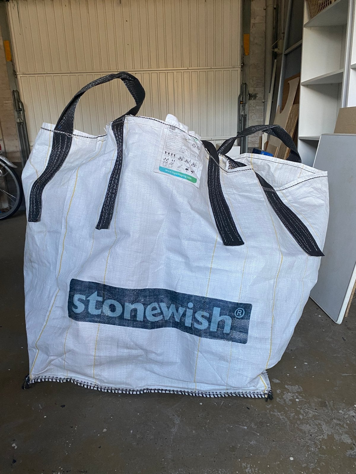 Big bags, Ophalen, Zo goed als nieuw