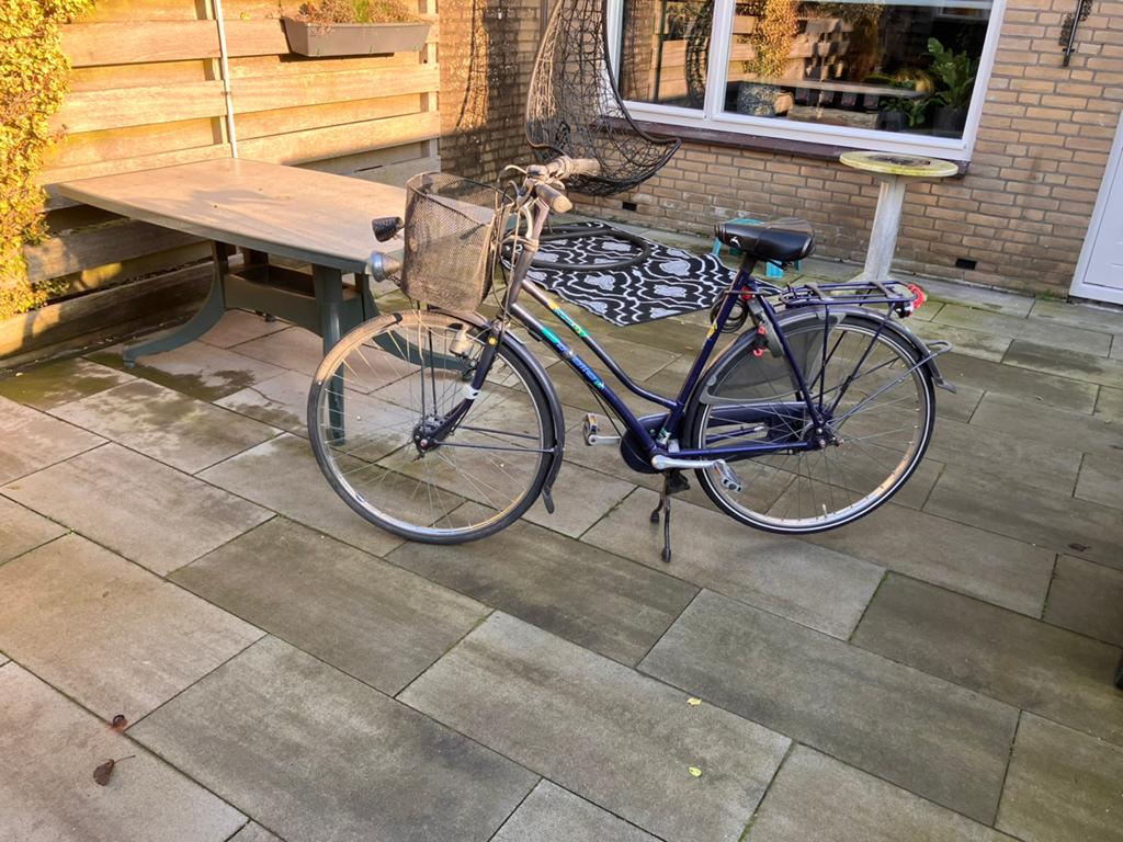 Gazelle dames fiets met versnelling en trommel remmen, Ophalen of Verzenden, Gazelle, Trommelrem, 53 tot 56 cm