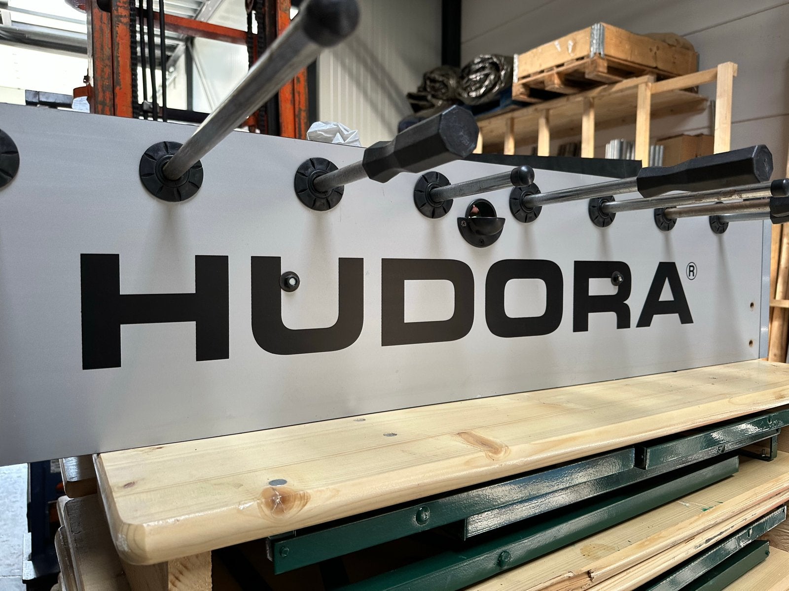 HUDORA Voetbalspel - Tafelvoetbal in goede staat, Ophalen, Gebruikt