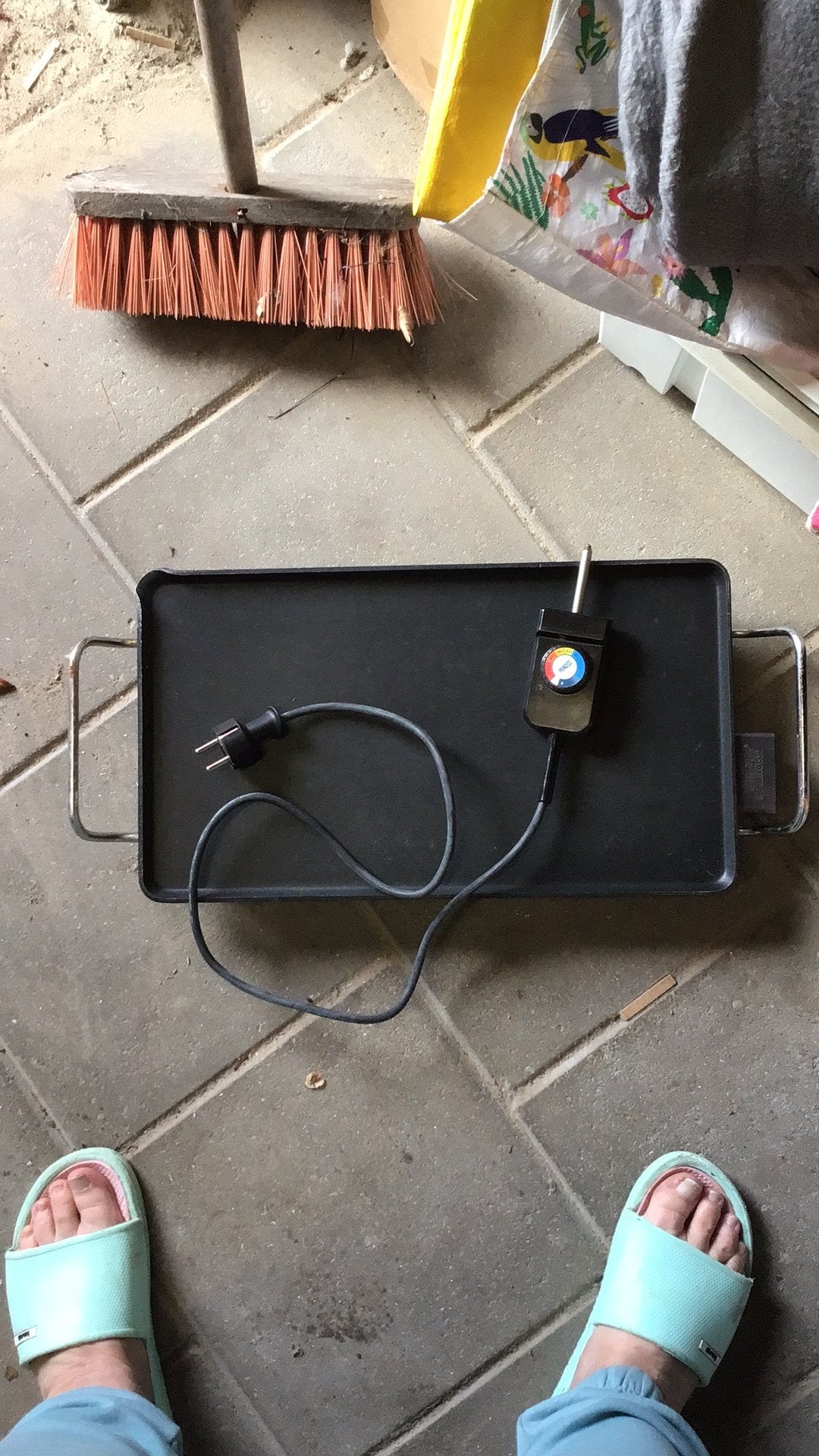 Lekkere teppan yaki, Ophalen, Gebruikt, Tafelgrill
