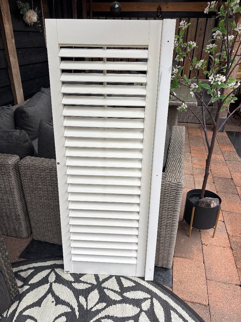 Diverse maten shutters in goede staat, Ophalen, Gebruikt, Wit, Shutter