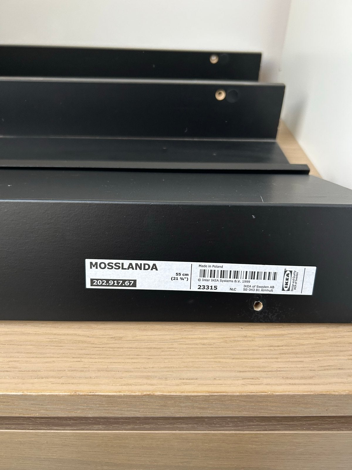 Schilderij/foto plankjes  - Zwart, Huis en Inrichting, Woonaccessoires | Wandplanken en Boekenplanken, Ophalen, Zo goed als nieuw