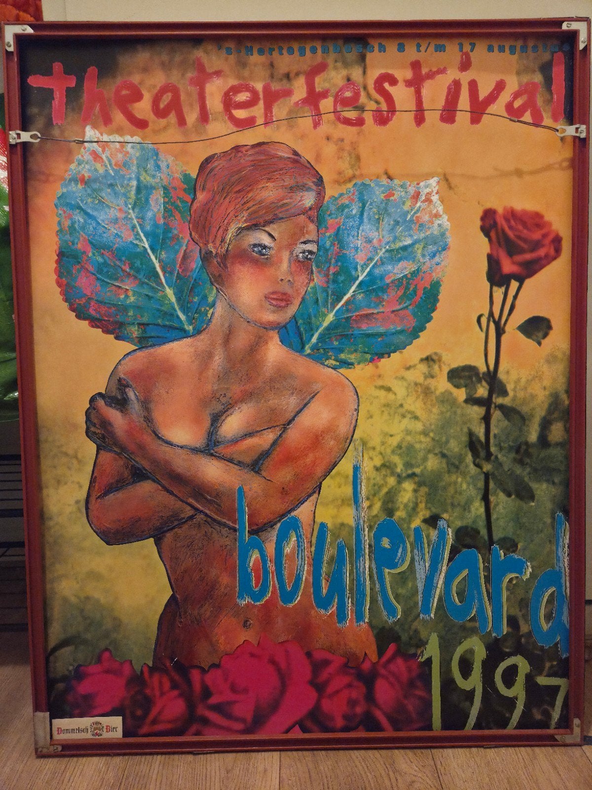 Theaterfestival Boulevard 1997 Poster met lijst, Ophalen, Met lijst, A1 t/m A3, Overige onderwerpen