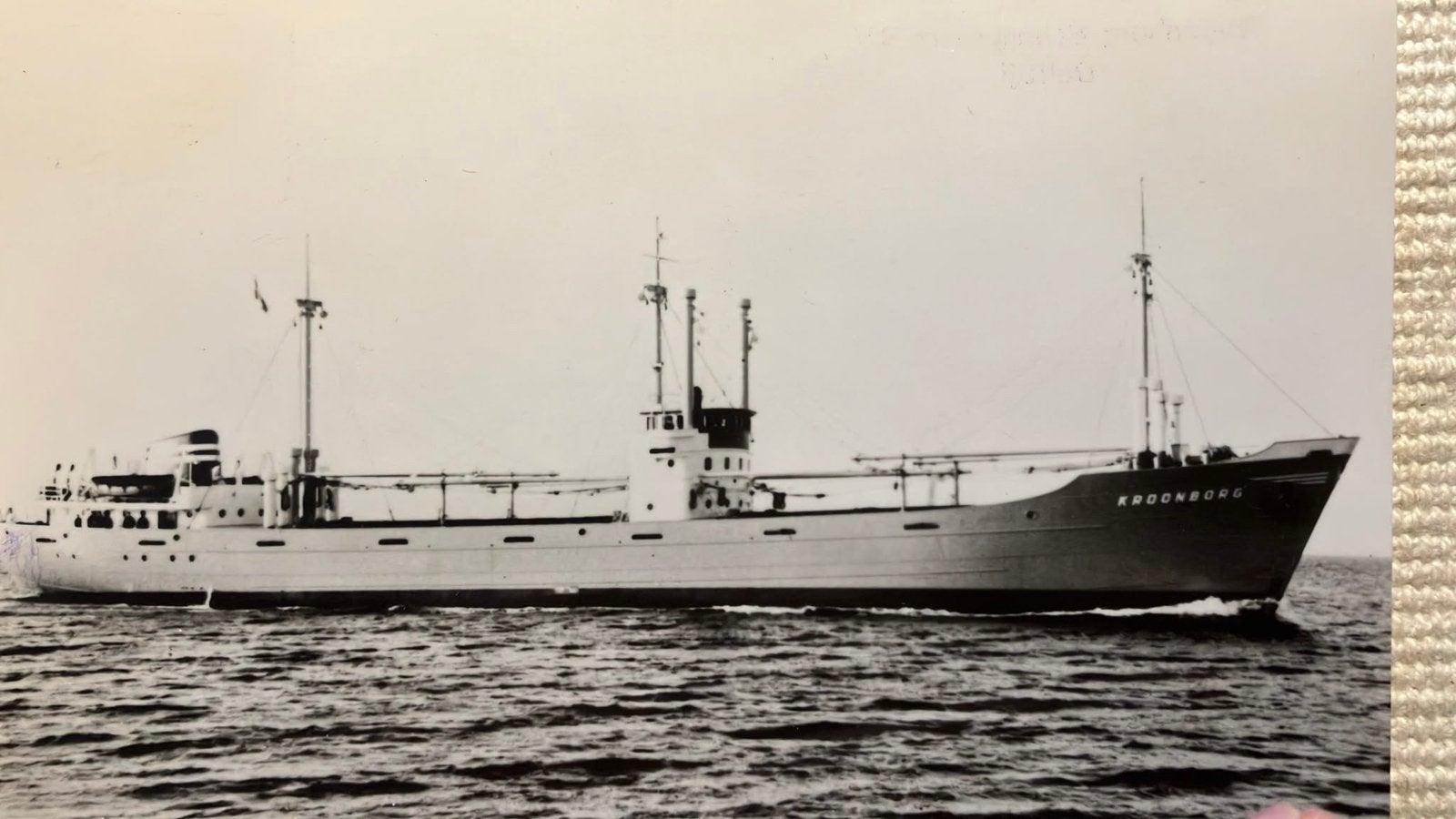 KROONBORG   1954  werf Niestern Delfzijl, Verzamelen, Ophalen of Verzenden, Zo goed als nieuw, Kaart, Foto of Prent