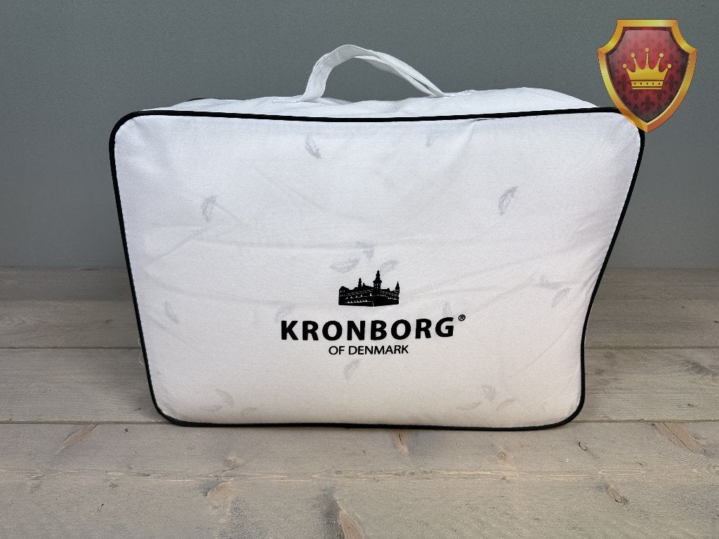 Kronborg Beito Goose Down Duvet Gold 200x220 Extra Warm, Ademend, Eenpersoons, Wit, Nieuw