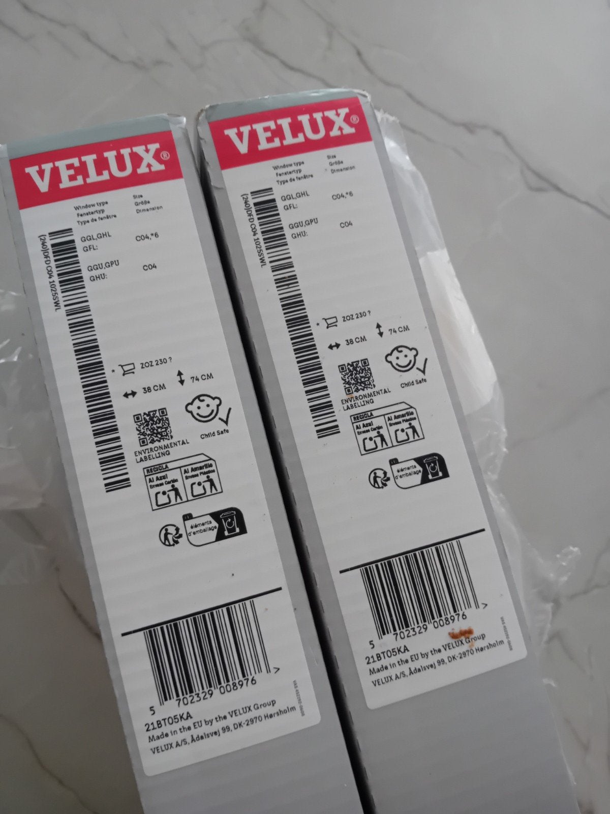 velux Verduisterend en plissé wit, Ophalen of Verzenden, Nieuw, Minder dan 80 cm, Dakraam