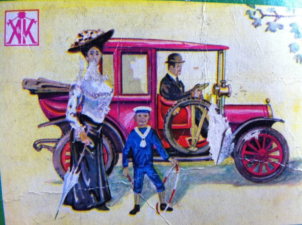 Plastic MERCEDES BENZ model 1910 van AK (org. verpakking)