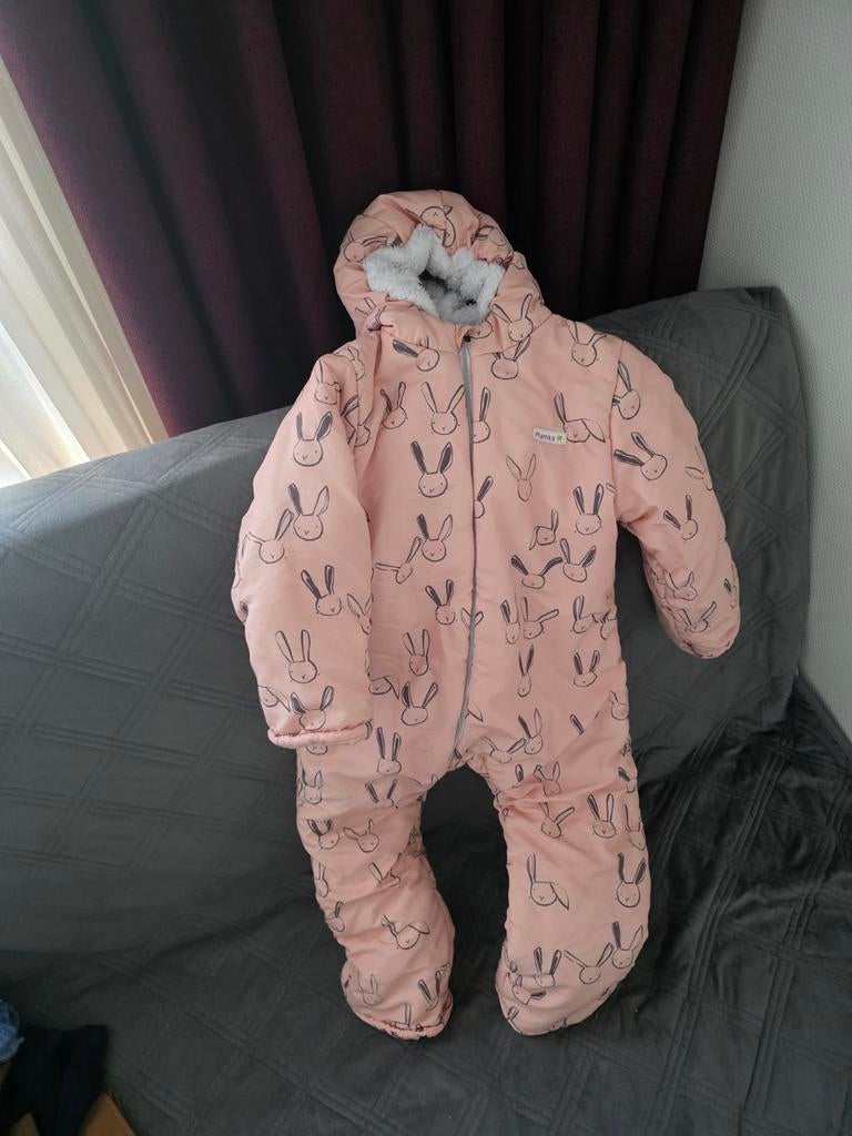 Winteroverall "Plamka" met konijntjesprint, Ophalen of Verzenden, Zo goed als nieuw, Jongetje of Meisje