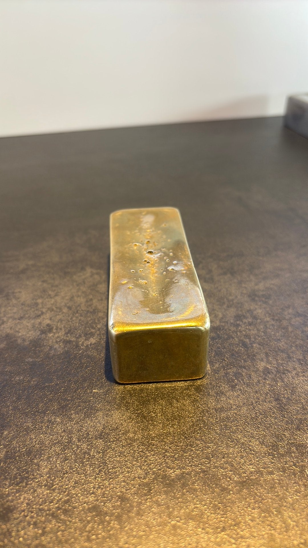 1 kg messing blok, Ophalen of Verzenden, Zilver