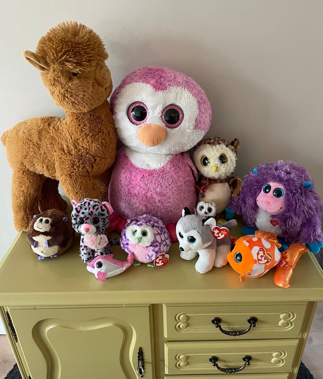 Grote collectie Ty Beanie Boo's knuffels - Diverse maten en, Overige karakters, Overige typen, Ophalen of Verzenden, Zo goed als nieuw
