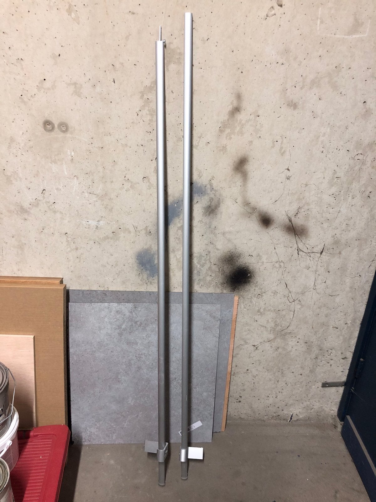 Ikea gordijnrails met accesoires, Huis en Inrichting, IKEA, Ophalen, Gebruikt