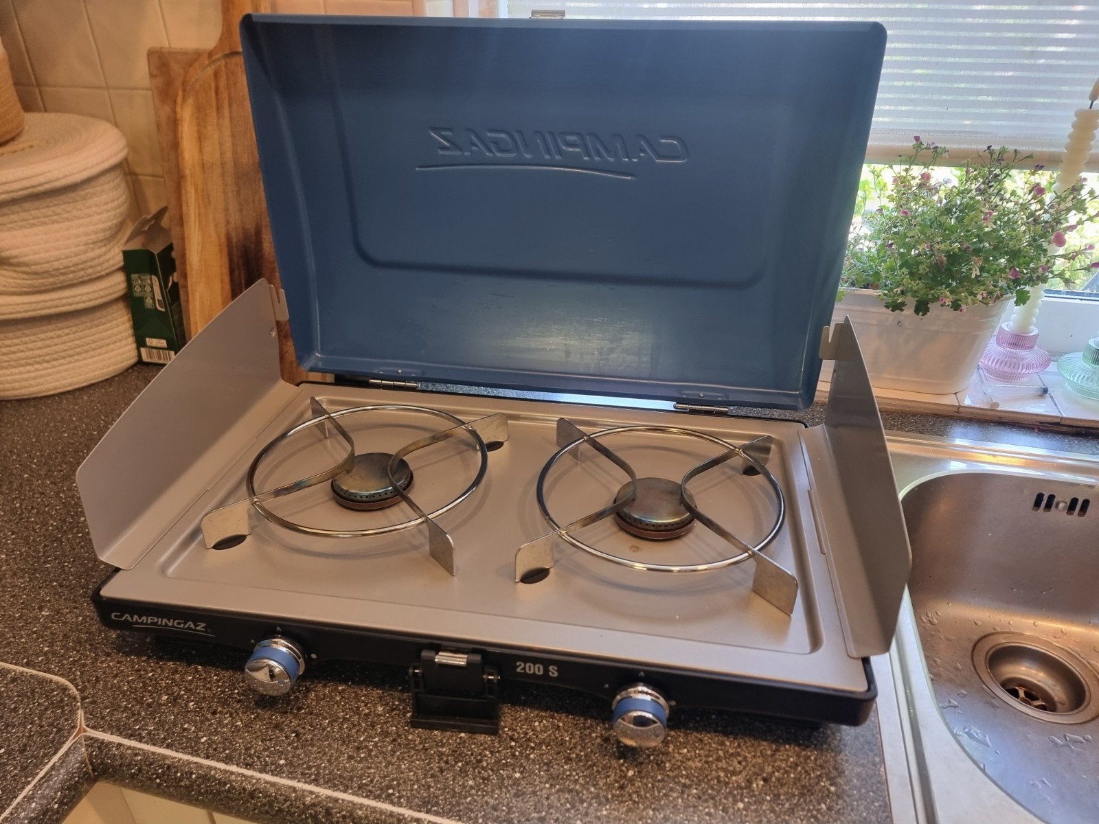 Campingaz 200 S gasfornuis gastoestel - Ideaal voor kamperen, Ophalen of Verzenden, Gebruikt