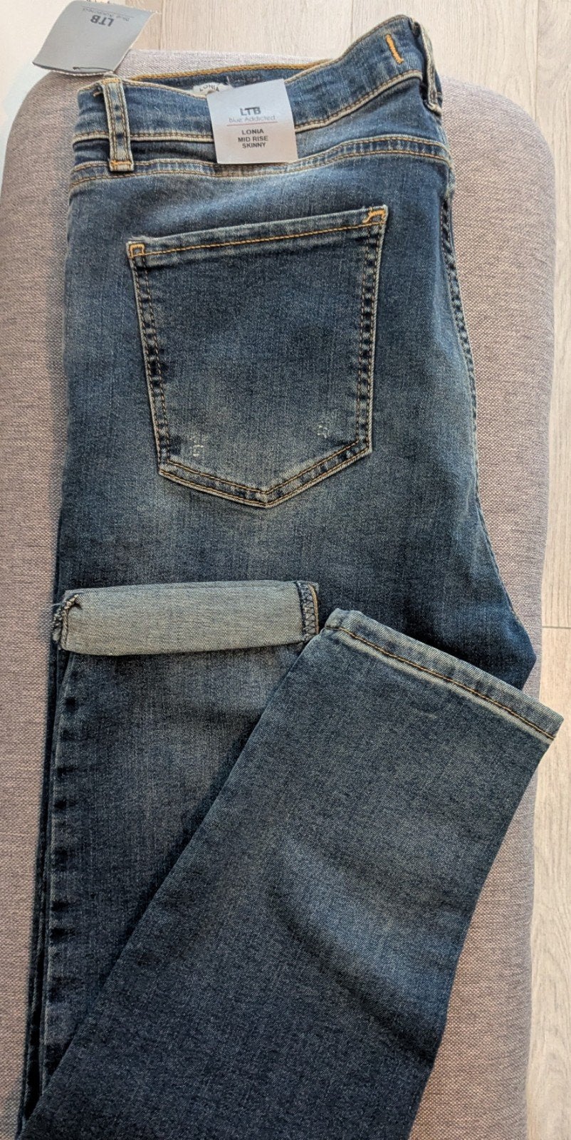 LTB Lonia Mid Rise Skinny Jeans - Nieuw met kaartjes, Kleding | Dames, Blauw, Nieuw, Ophalen of Verzenden, LTB
