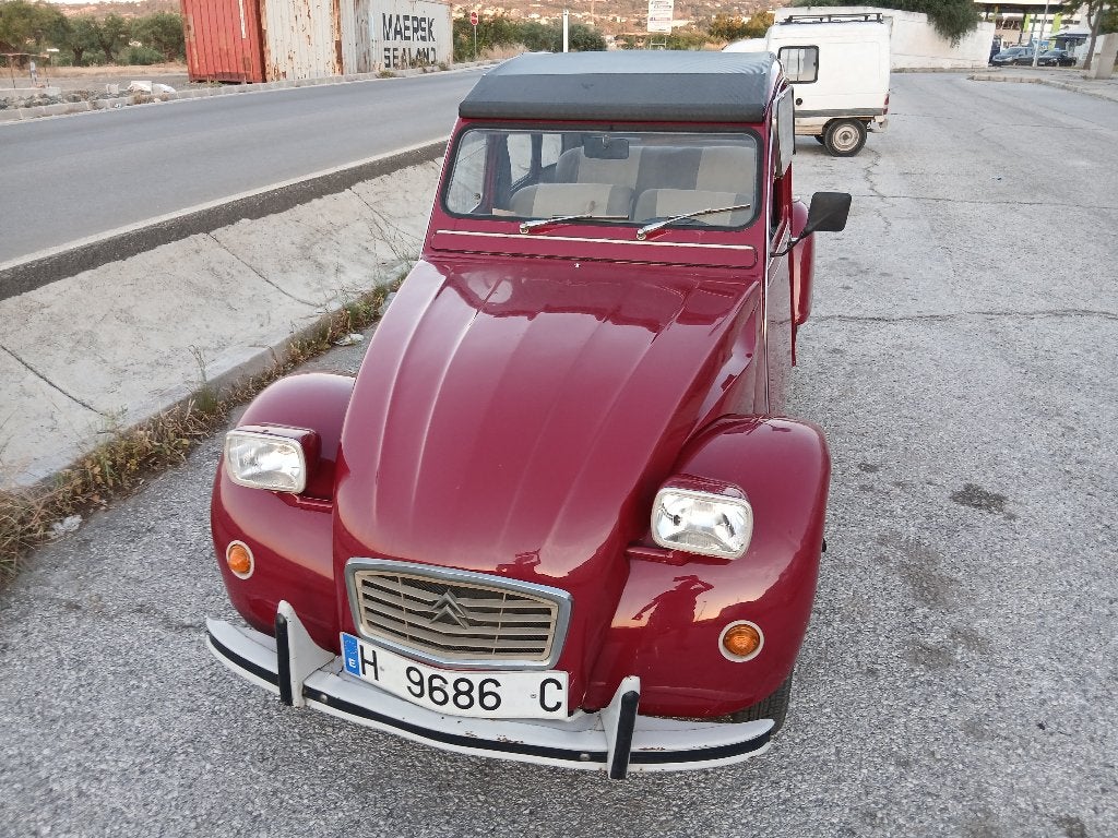 Citroën 2CV, bj 1977, oldtimer, goede staat, 100% roestvrij, Auto's, Oldtimers, Voorwielaandrijving, Stof, 602 cc, 29 pk