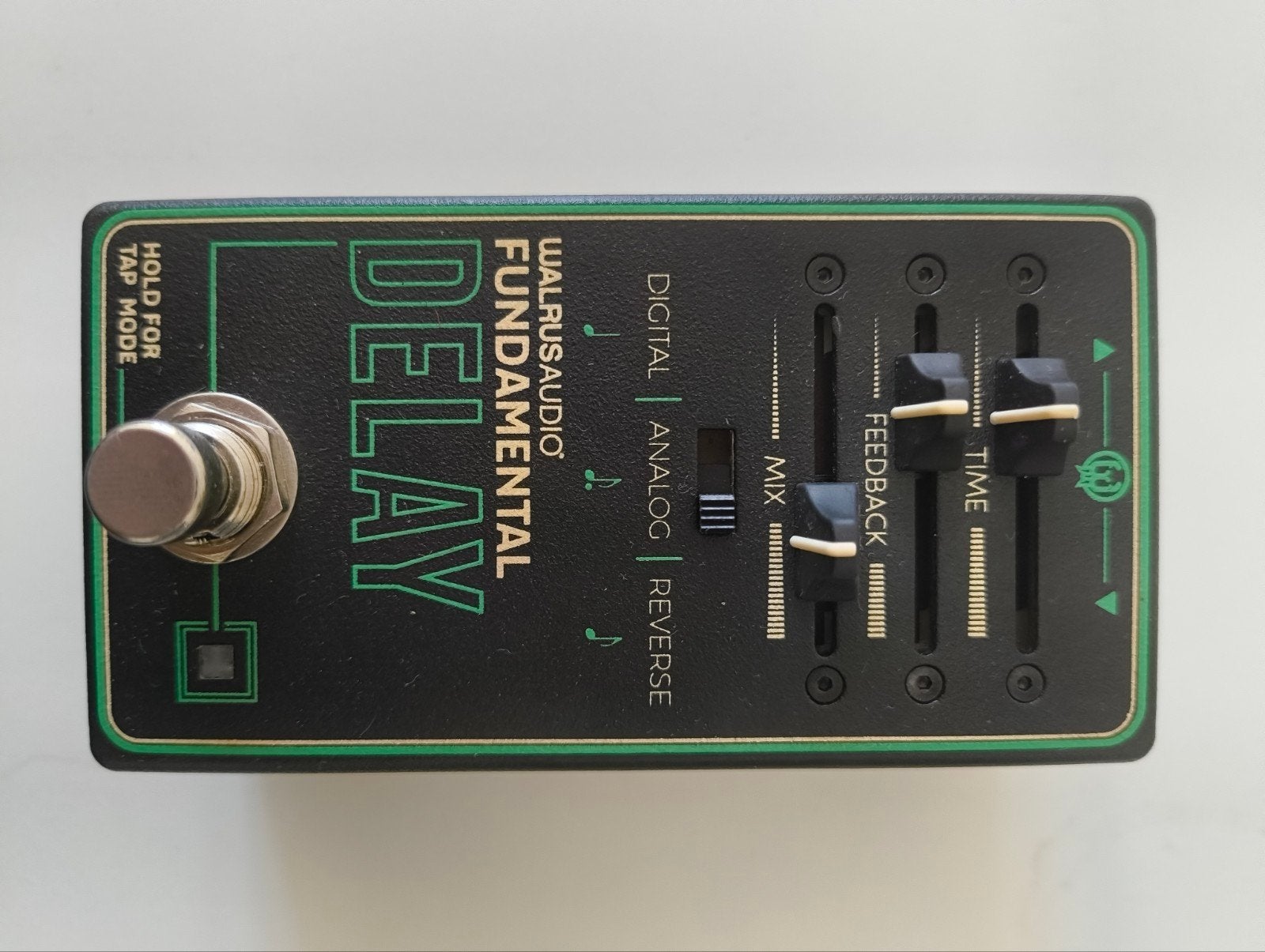 Walrus Audio Fundamental Delay met tap tempo, Ophalen of Verzenden, Zo goed als nieuw, Delay of Echo