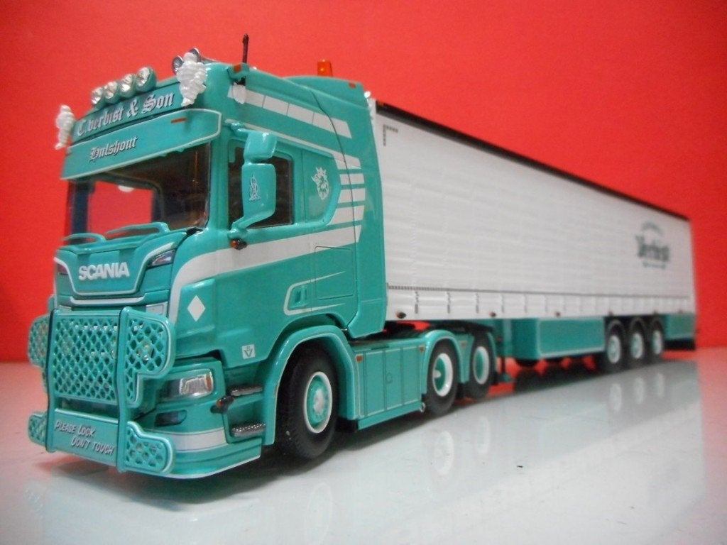 TEKNO SCANIA NEXT GEN VERBIST, BELGIE SCHUIFZEIL 81614, Ophalen of Verzenden, Nieuw, Bus of Vrachtwagen, Tekno