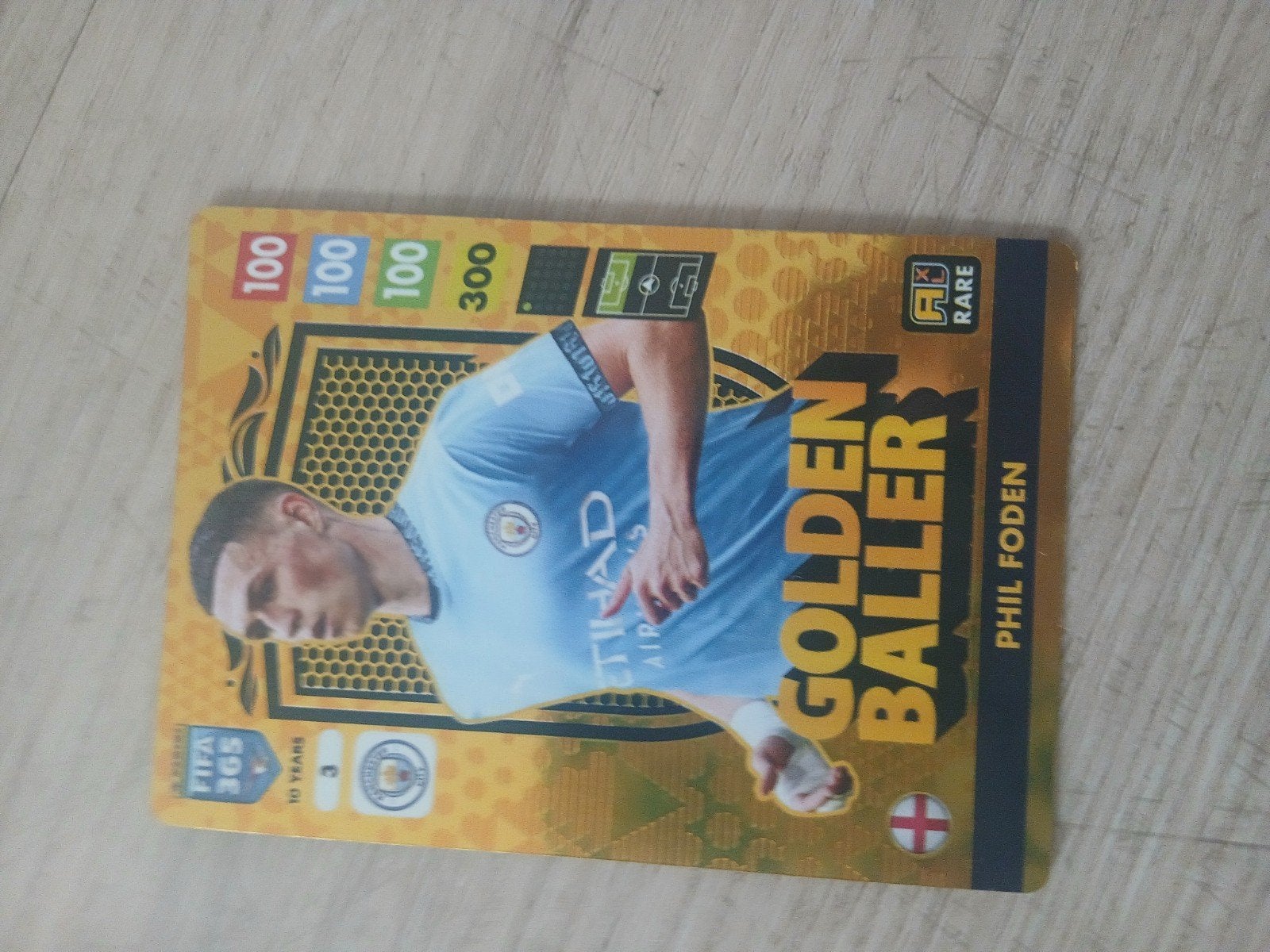 FIFA 365 Golden Baller Phil Foden Kaart - Zeldzaam, Ophalen of Verzenden, Zo goed als nieuw, Buitenlandse clubs, Spelerskaart